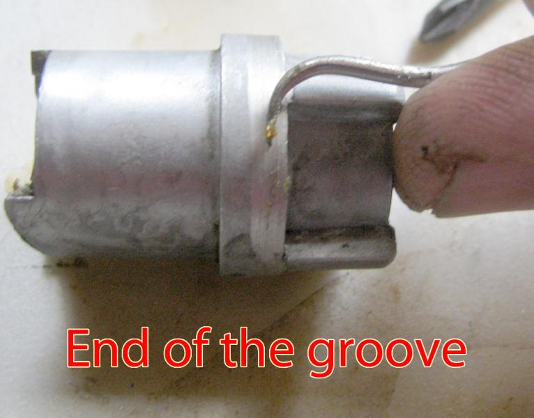 This is the end of the groove