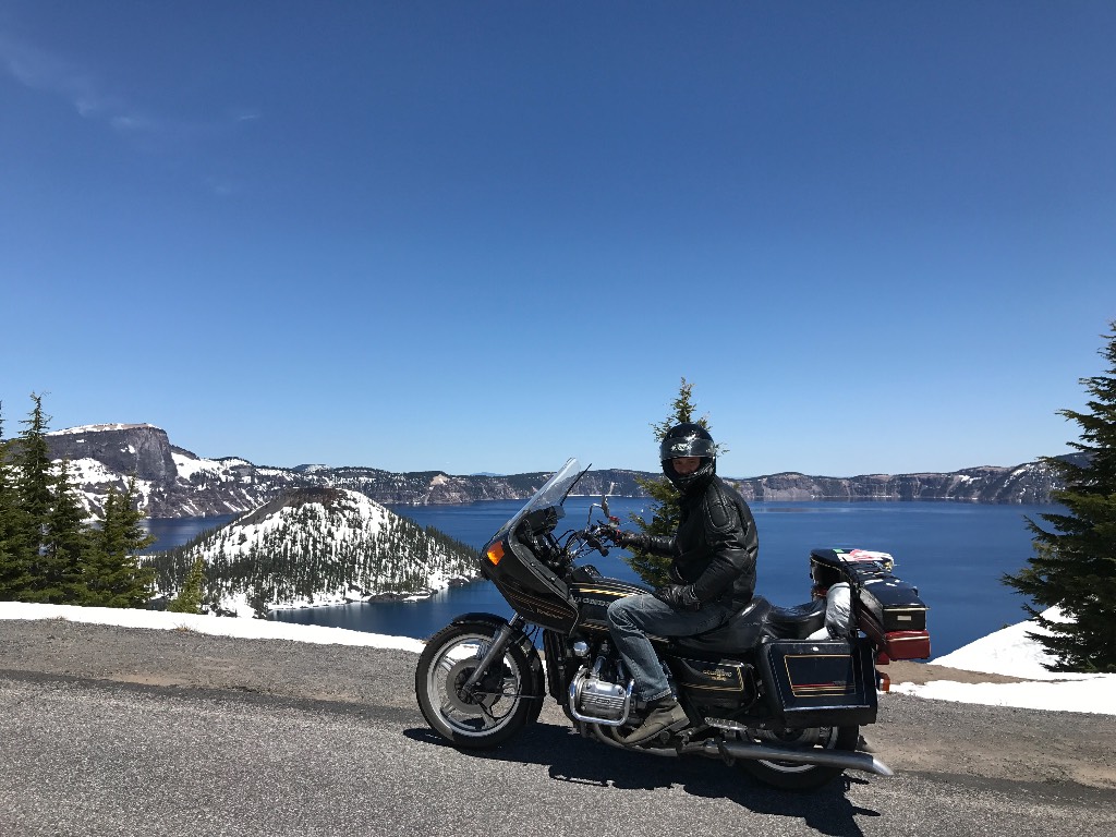 Crater Lake and the bike