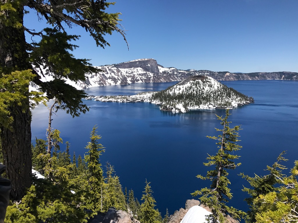 Crater Lake, Southwest corner