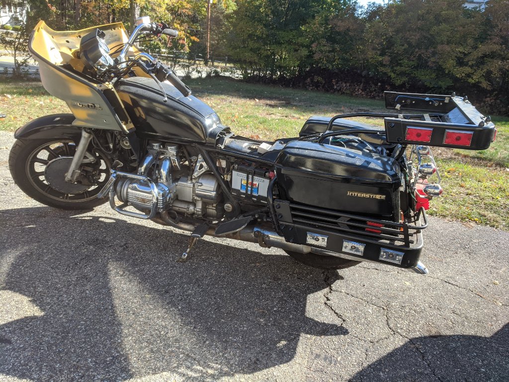 83 Interstate in the driveway. Trunk removed as a starting point.