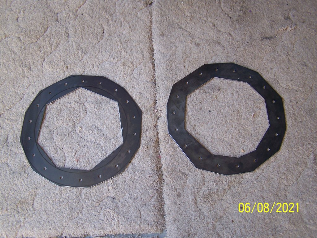 Resulting in two rough flanges.
