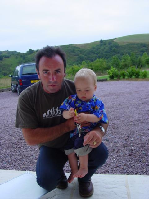 With nephew