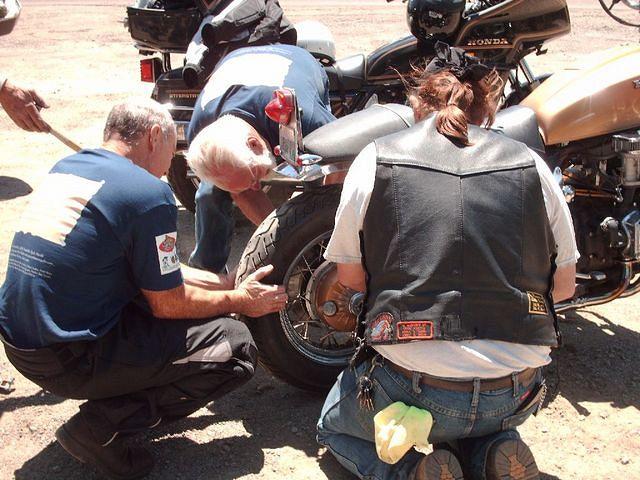 How Many Bikers Dose It Take To Fix A Bike??? 