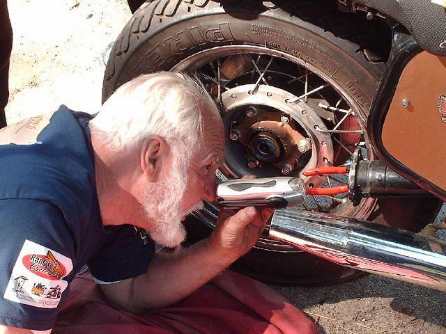 Mark S. Went To Napa To Get A Ne Smaller Circlip, hmratbam Trying To Install It
