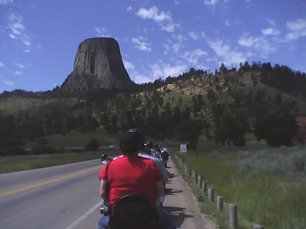 Devil's Tower, leaving pay booth