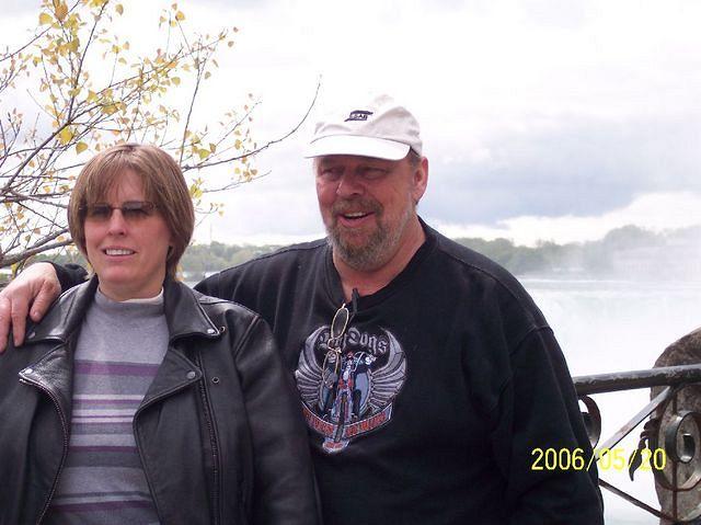 Stan & Teresa at the falls