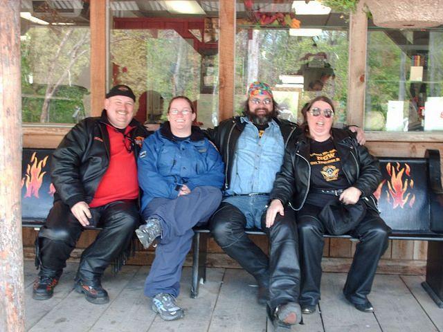 Bear, Tammy, Frenchy, And Susan Posing