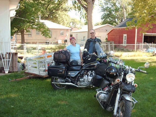 Brant And Robin With Brant's 1100, She's Getting The Fever, The Bike Fever....
