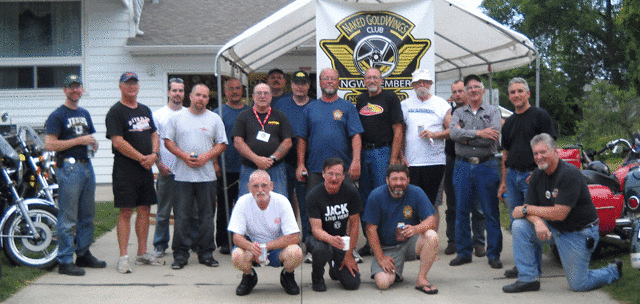 The BBQ Gang at Oldewing's place in Gahanna. The night before the show. 8 July 2010