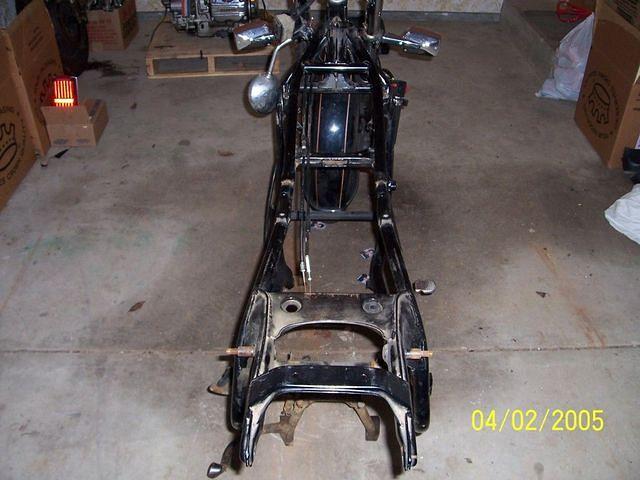 Frame before powdercoating