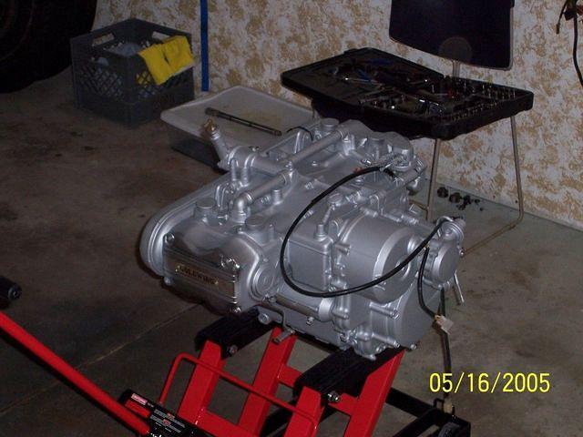 Fresh paint (old chrome parts)