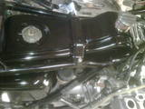 Painted sealed tank installed