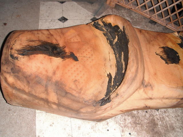 old seat foam