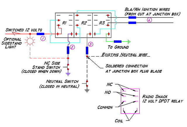 Relay wiring