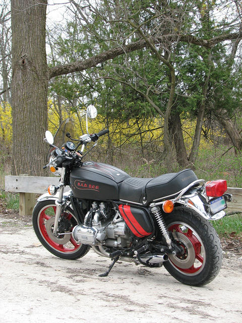 April 2012 Rear side stand shot at Twin Lakes Park left side