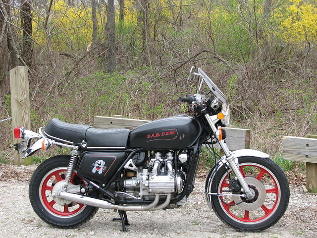 April 2012 BOTM Shot, Right side on center stand
