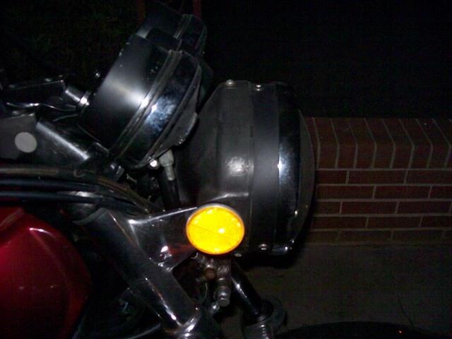 Replaced generic bucket mount with original "ears" and reflectors