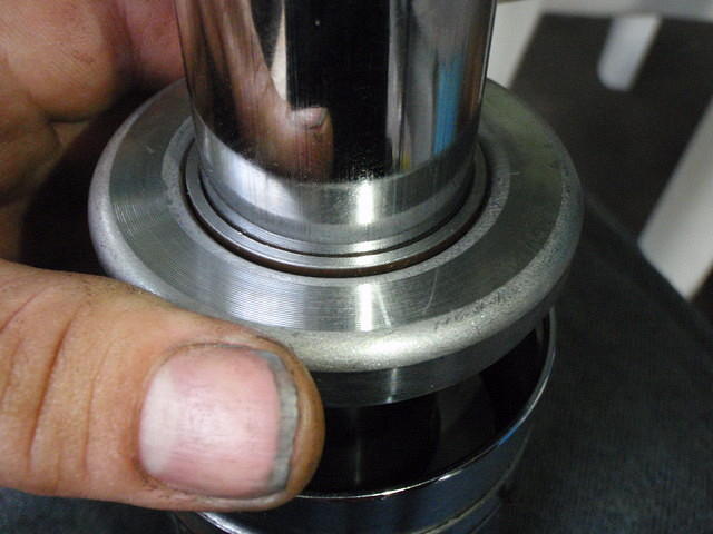 Installing guide bushing