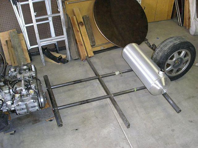 fuel tank placement
