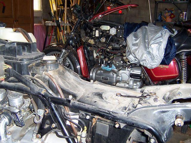 dirty mess (makes my 76 look clean)