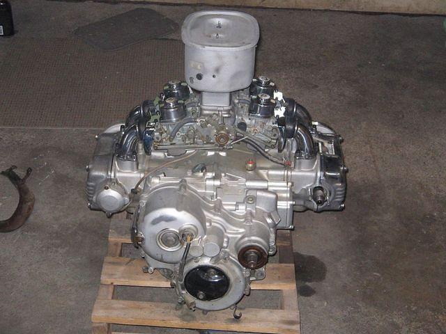 Rearview of 78 GL1000 engine