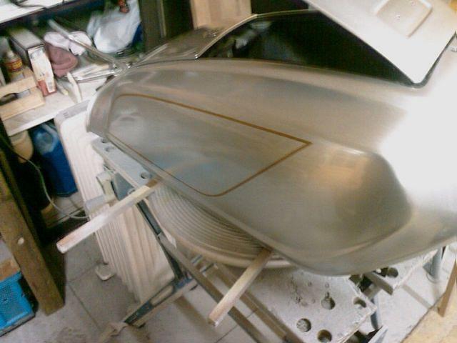 Pinstripe and top coat. Just final polish to go 
