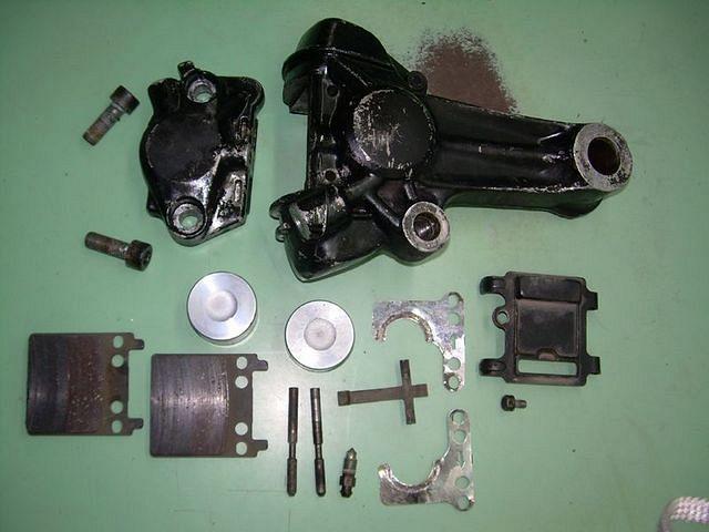 Rear caliper.