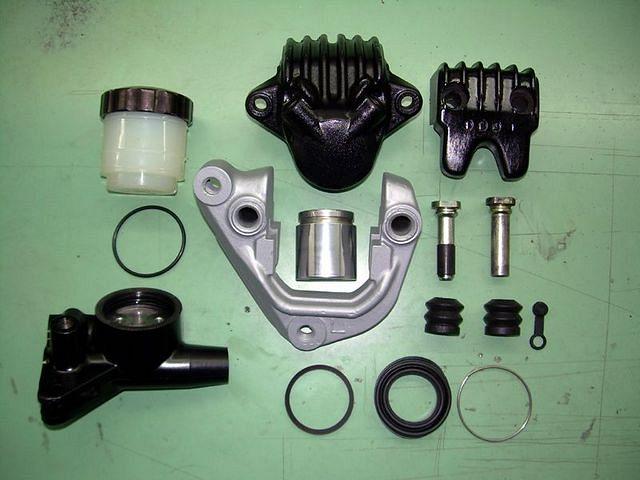 Front caliper ready.