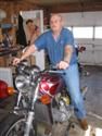 me and the beginnings of a cafe racer wing