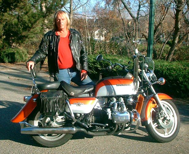 Me and my '78 GL1000 (the bike's the pretty one)