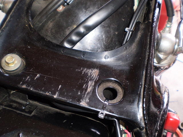 Stator wires soldered_ sheathed and routed under seat