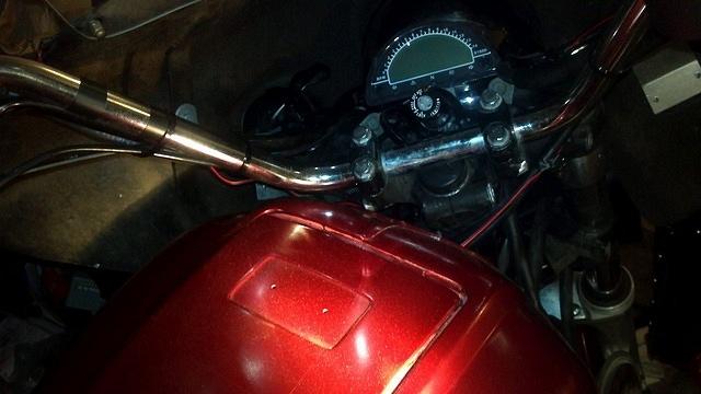Steering knucle shaved for clearance 6
