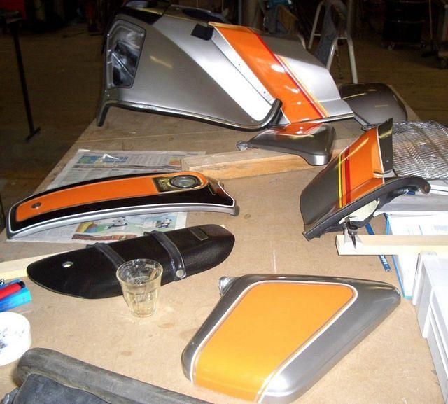 Doing pinstriping etc.