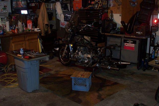 Another view of the 1200 in repair