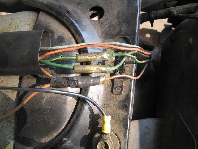 I love the red wire! It's just shoved into the connector and taped there! Wiring is Easy!
