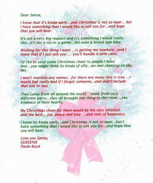 QUEEENIE'S CHRISTMAS POEM