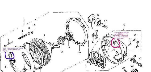 headlight bucket and ring