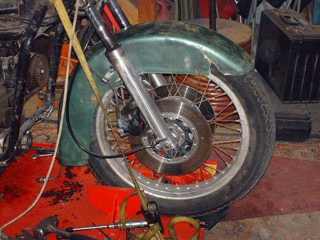 Fitting New Front Fender, All Skins Getting New Paint, Frame Work Planned