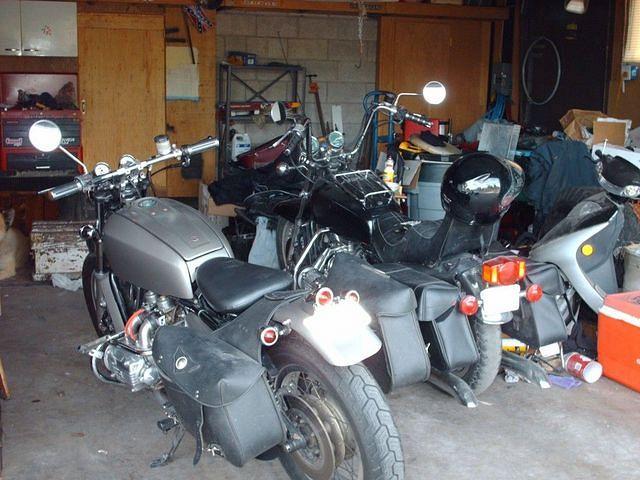In The Garage Before Moving The Garage And Putting The 75 In Storage For A Bit 