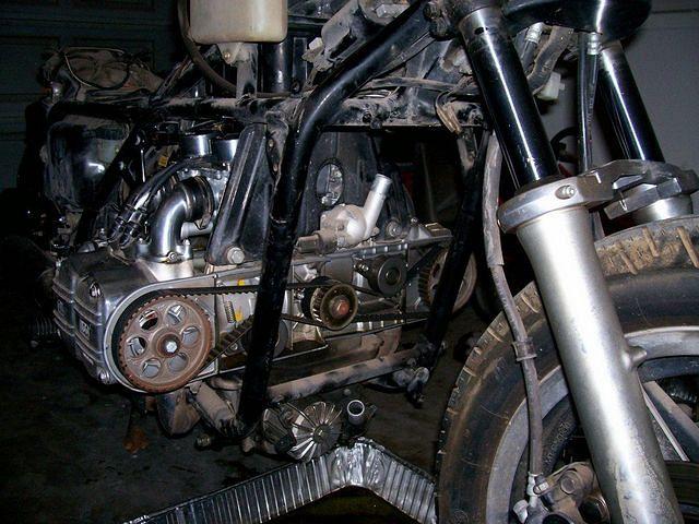 Good time to change the timing belts. Always change your belts when you have a good opporutnity :)