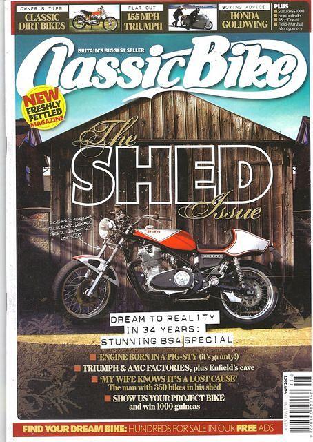 1 Classic Bike November 2007 Cover