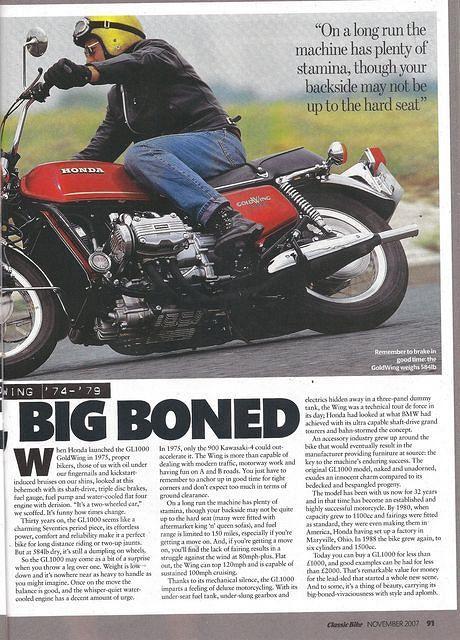 1 Classic Bike November 2007 pg 91