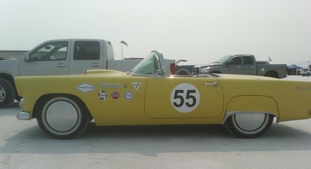 Beefed up 55 Ford T-Bird that went very fast