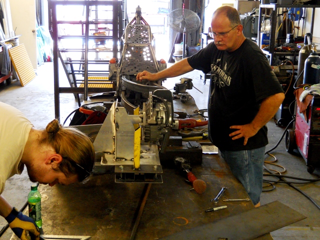 HAD DANNY NOT BEEN THERE ON HIS DAY OFF CHRIS AND I MIGHT HAVE REALLY SCREWED THE WHOLE SWINGARM PROJECT-LONG STORY