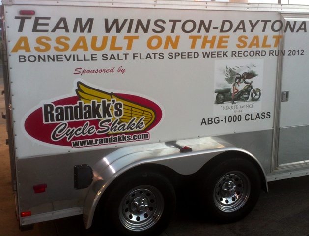 TEAM WINSTON-DAYTONA TRAILER IN ST. LOUIS