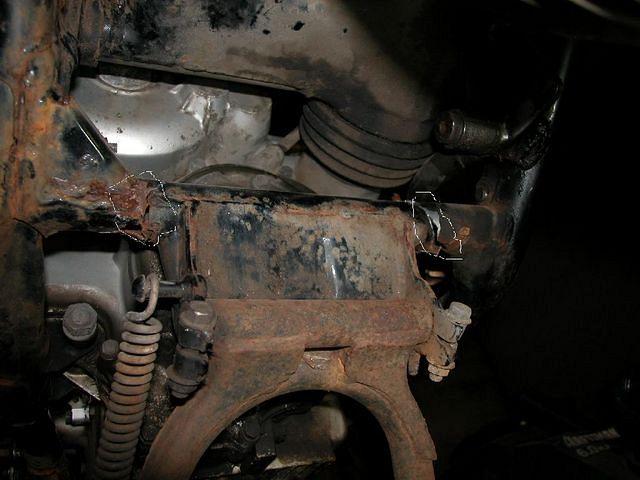 broken centerstand