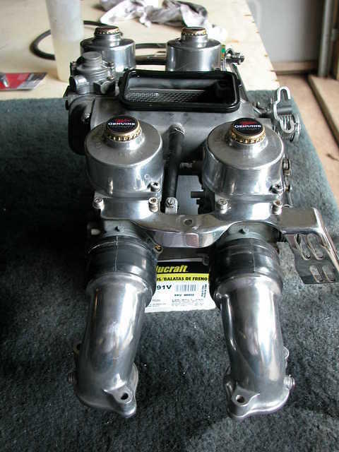 Two of the plastic plugs were busted and the as*holes were trying to sync the carbs and told me they couldn't do it, go figure. 