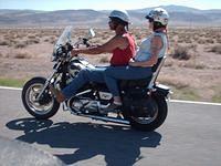 Redneck Dave And His Wife Carrol On His 86 Shadow 1100