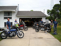 Getting ready to go to the swap meet.
9 July 2010.