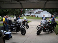 Getting ready to go to the swap meet.
9 July 2010.
